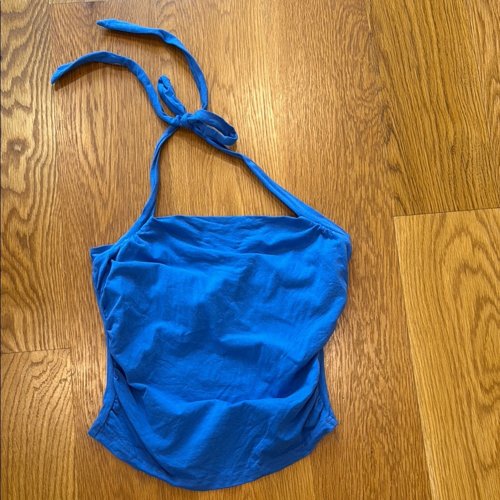 Amazon Women's Blue Crop Top